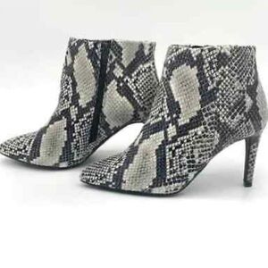 Snakeskin Ankle Boots